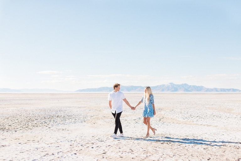 Saltair engagement session in Utah | Engagement session at the Great Saltair Beach | Whitney Hunt Photography | Park City Utah Wedding Photographer
