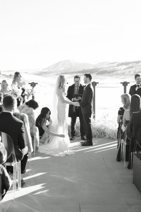 Winter Promontory Club wedding in Park City, Utah | Whitney Hunt Photography | Park City Utah Wedding Photographer